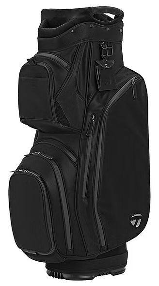 Black TaylorMade cart golf bag